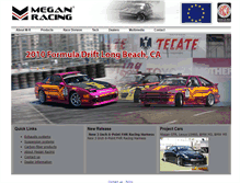 Tablet Screenshot of meganracing-europe.com